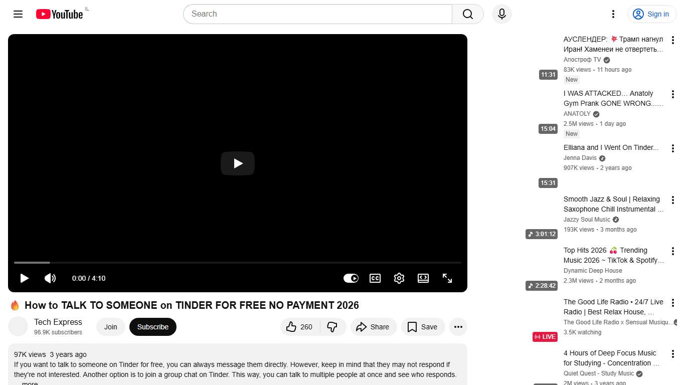 🔥 How to TALK TO SOMEONE on TINDER FOR FREE NO PAYMENT 2026 - YouTube